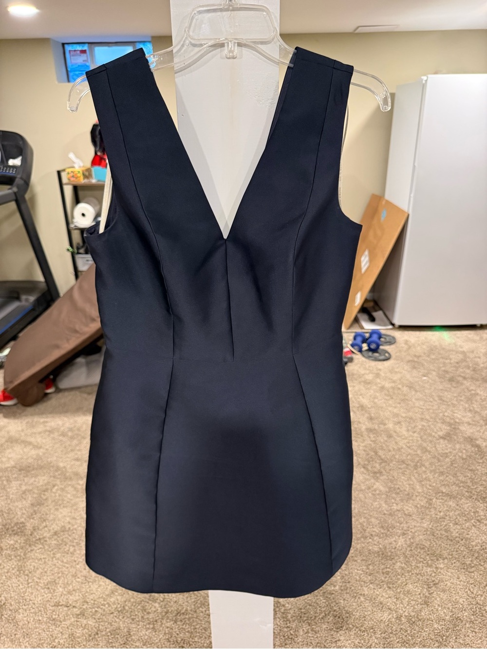 kate spade Black Sleeveless V-Neck Dress with Bow in the Back